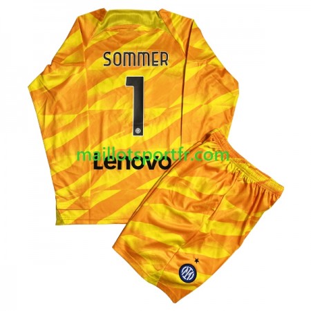 Maillot de Foot Inter Milan Sommer 1 Gardien Enfant Domicile 2023/24 ML